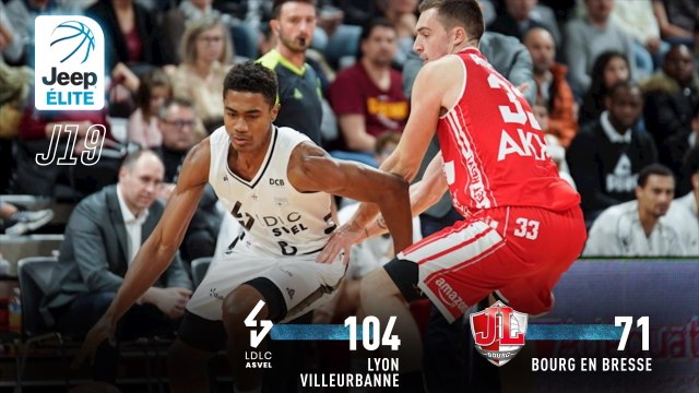 Jeep® ÉLITE : Lyon-Villeurbanne vs Bourg-en-Bresse (J19)