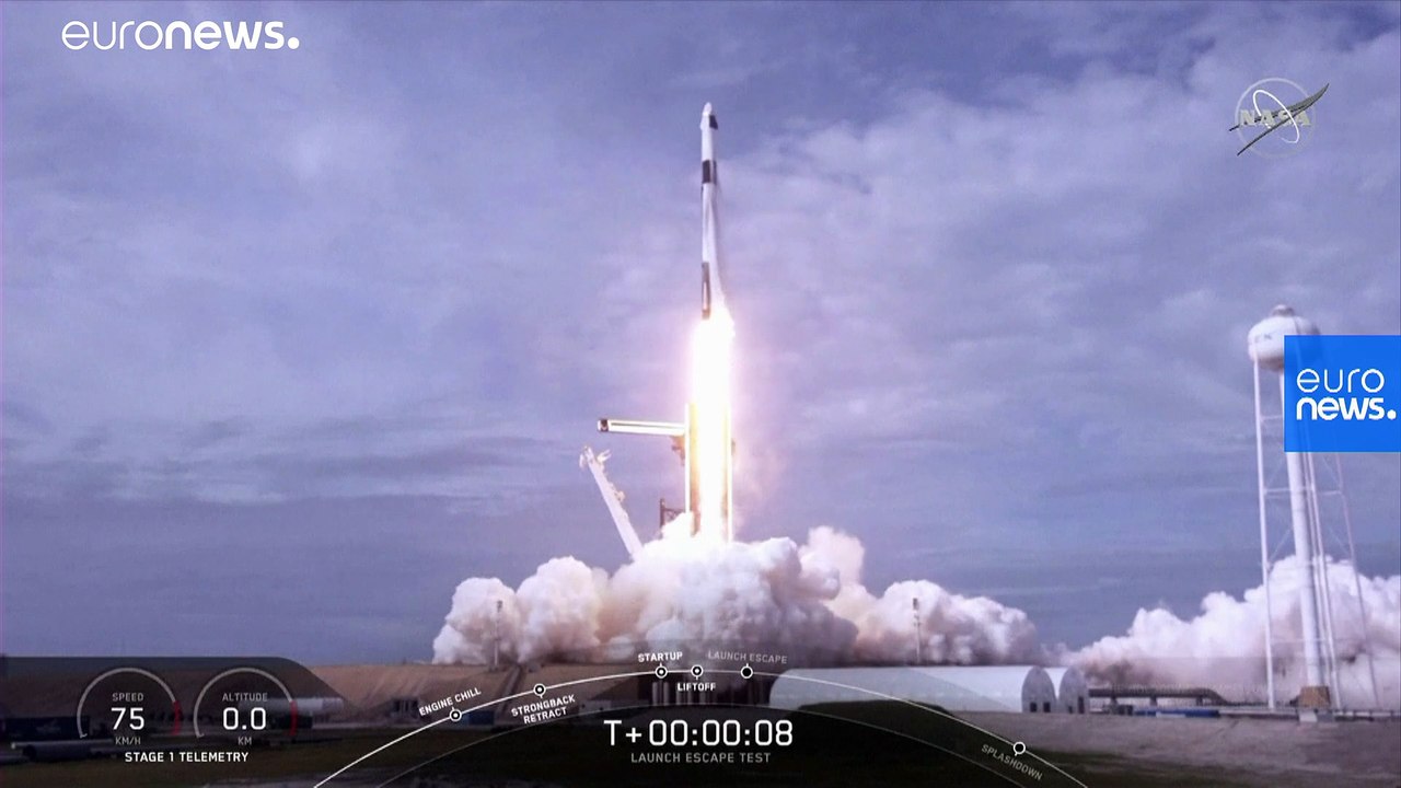 Watch: Elon Musk's SpaceX successfully tests em...