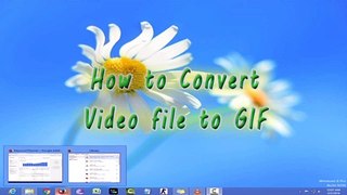 How to Convert Video file to GIF format