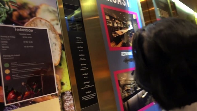 BDMV-257 Aruna & Hari Sharma after breakfast to Elevator Scandic Ishavshotel 4* Tromsoe Norway Dec 18, 2019