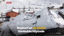 Bayburt'ta 3 nüfuslu köydeki elektrik arızası 8 saatlik çalışmayla giderildi