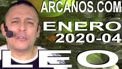 LEO ENERO 2020 ARCANOS.COM - Horóscopo 19 al 25 de enero de 2020 - Semana 04