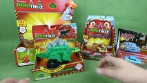 Unboxing Dinotrux Dinosaur Toys Pull Back Garby, Rollodon Toys, Talking Skya and Disney Cars Toys-