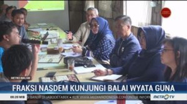 Anggota DPR Fraksi NasDem Kunjungi Mahasiswa Difabel di Asrama Wyata Guna