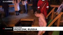 برگزاری جشن اپیفانی در آب‌های سرد روسیه