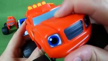 Blaze and the Monster Machines Toys Talking Transforming Blaze Jet, Transmorphers Slam and Go Crusher-