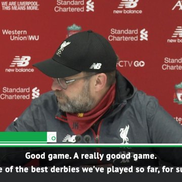One of the best derbies Liverpool have played - Klopp