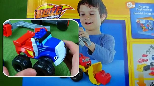 Blaze and the Monster Machines Toys Mega Bloks Blaze Crusher Mix and Match Monster Trucks Mashup Toys
