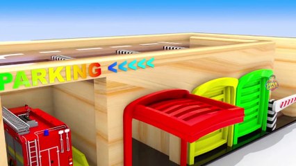 Download Video: Big Trucks and Toy Cars Colors and Sounds for Kids to Learning Colors for Children, Parking Video