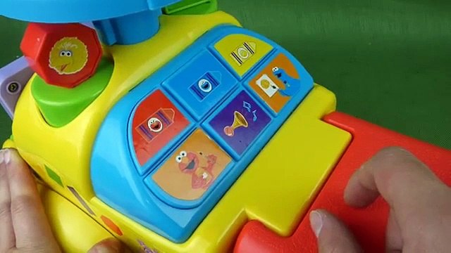 Sesame Street Shapes and Colors Educational Ride On Push Toys Elmo Cookie Monster Big Bird Oscar