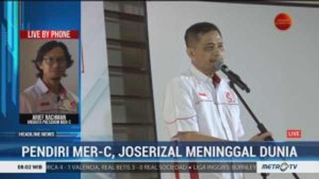 Pendiri MER-C Joserizal Jurnalis Meninggal Dunia