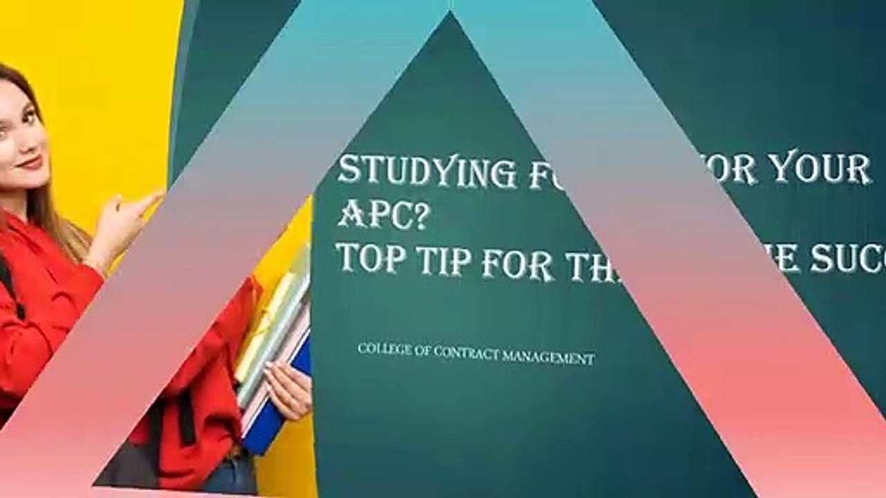 Studying for your APC  Top Tip for a Success