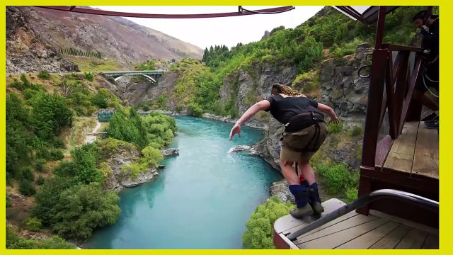Patricia Olivares y Carlos Taylhardat con una vida extrema el Bungee