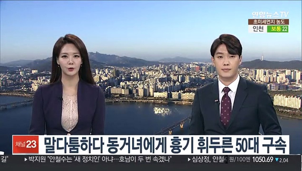 말다툼하다 동거녀에게 흉기 휘두른 50대 구속