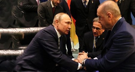 Dünyanın merakla takip ettiği Berlin'de düzenlenen Libya konferansından dikkat çeken kareler