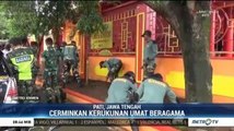 TNI, Polri, dan Banser Bantu Bersihkan Klenteng Hok Tio Bio Pati