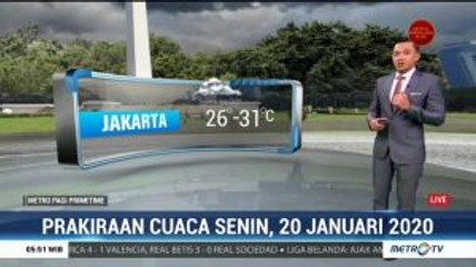 Prakiraan Cuaca, Senin 20 Januari 2020