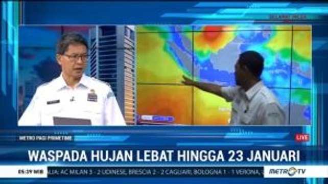 BMKG Prediksi Hujan Lebat Terjadi Hingga 23 Januari