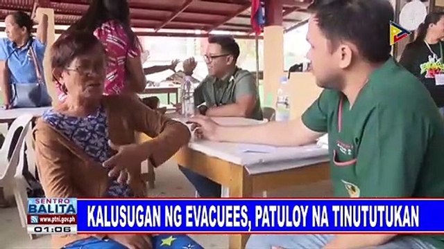 Kalusugan ng evacuees, patuloy na tinututukan