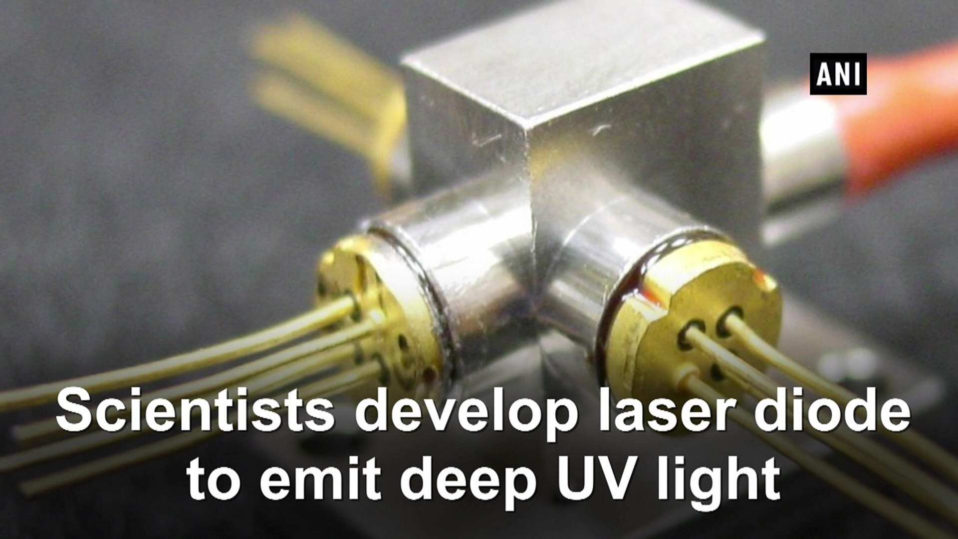 Scientists develop laser diode to emit deep UV light - video Dailymotion