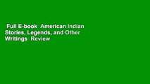 Full E-book  American Indian Stories, Legends, and Other Writings  Review