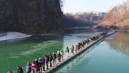 철원 한탄강 얼음 트레킹 축제...27일까지 / YTN