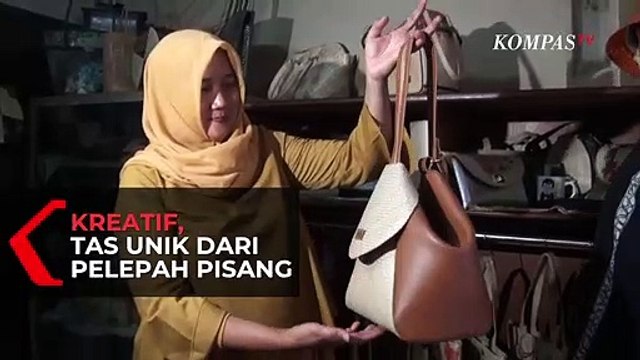 Kreatif, Tas Unik dari Pelepah Pisang