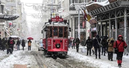 İstanbul'da perşembe günü karla karışık yağmur bekleniyor