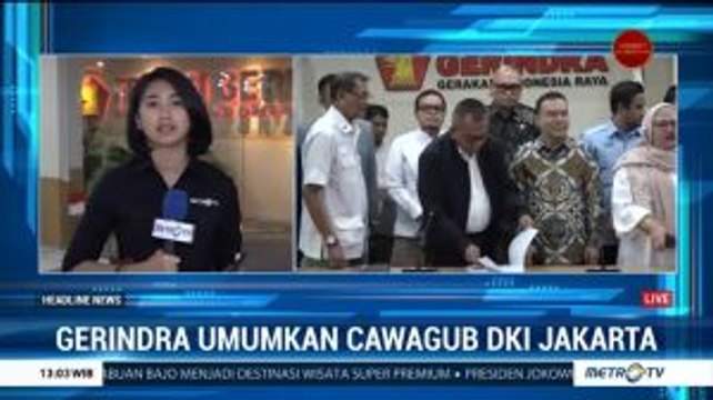 Ini Dua Bakal Cawagub DKI Jakarta 'Jagoan' Gerindra-PKS