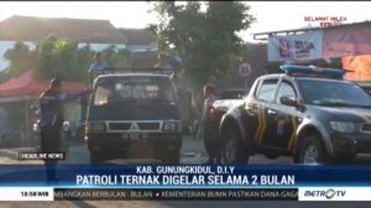 Cegah Penyebaran Antraks, Petugas Gabungan Gelar Patroli Hewan Ternak