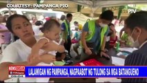 NEWS BREAK | BAYANi: Lalawigan ng Pampanga, nagpaabot ng tulong sa mga Batangueno