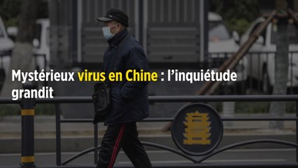 Mystérieux virus en Chine : l'inquiétude grandit