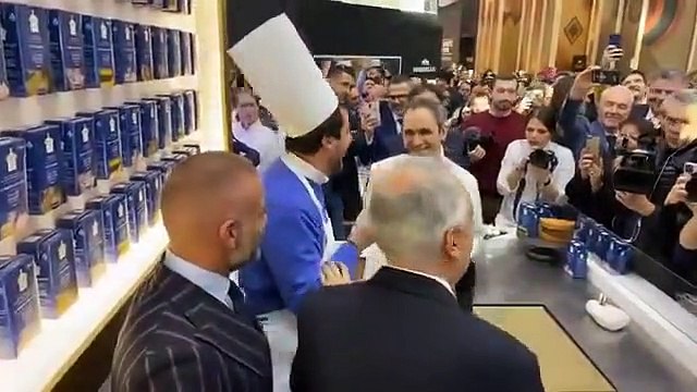 Salvini dalla fiera di Rimini (19.01.20)