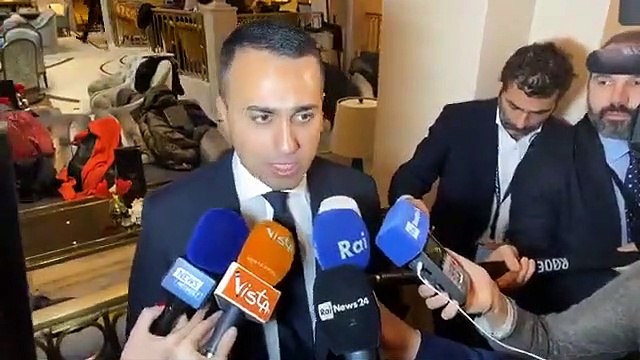 Di Maio - Dichiarazioni alla stampa da Berlino per la conferenza sulla Libia (19)