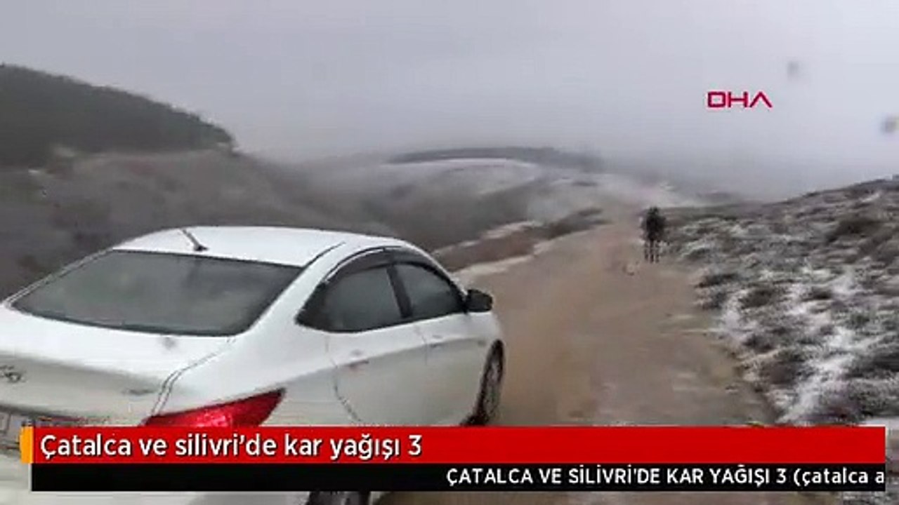 Çatalca ve silivri'de kar yağışı 3