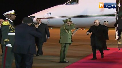 رئيس الجمهورية "تبون" يعود إلى أرض الوطن بعد مشاركته بمؤتمر برلين