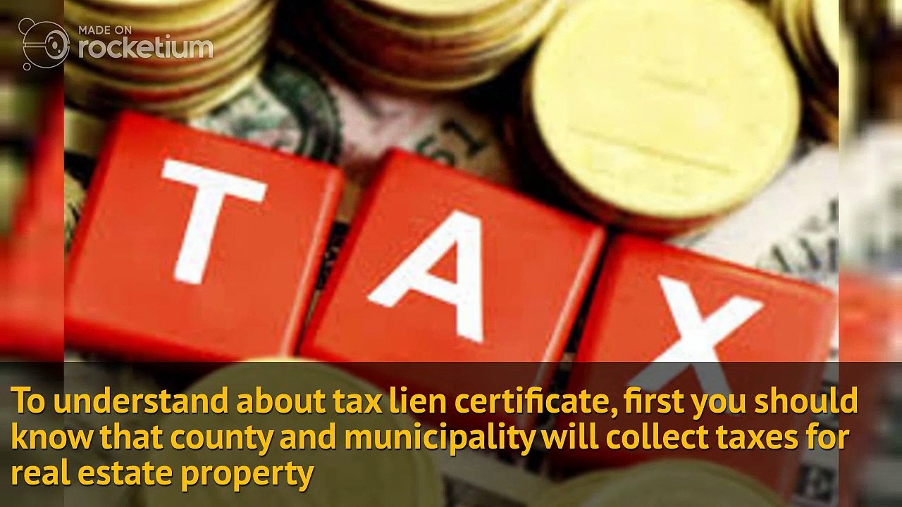 Everything to know about tax lien certificate