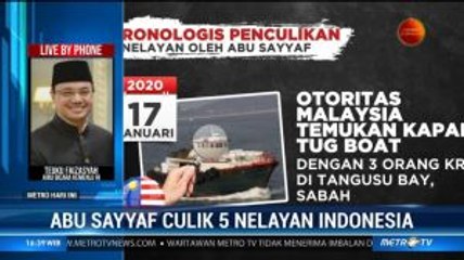 Indonesia-Filipina Koordinasi  Bebaskan 5 WNI yang Diculik di Perairan Malaysia