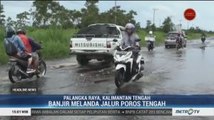 Jalan Trans Kalimantan Poros Tengah Tergenang Air