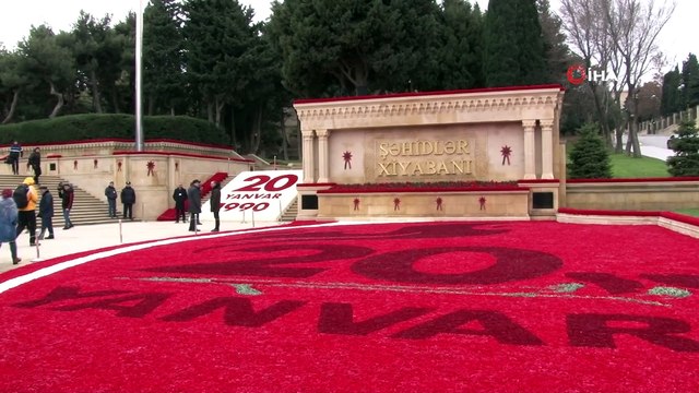 - Azerbaycan, 20 Ocak şehitlerini 30. yıl dönümünde resmi törenle andı- Tarihe 'Kanlı Ocak' olarak geçmişti