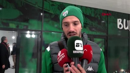 Spor bursasporlu futbolcuların galibiyet sevinci