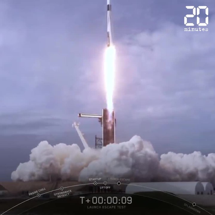 Ultime test réussi pour SpaceX avant l'envoi d'astronautes