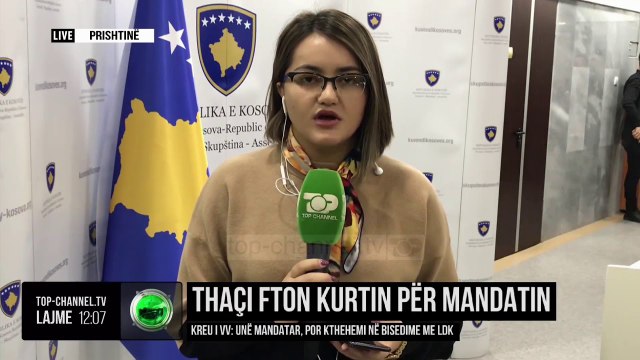 Thaçi fton Kurtin për mandatin/ Kreu i VV: Unë mandatar, por kthehemi në bisedime me LDK