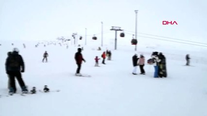 Erciyes'e hafta sonu 100 bin ziyaretçi