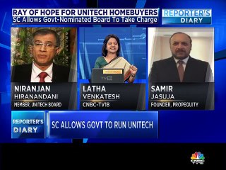 Figuring out positive net worth projects likely to be new Unitech board's first step, says Niranjan Hiranandani