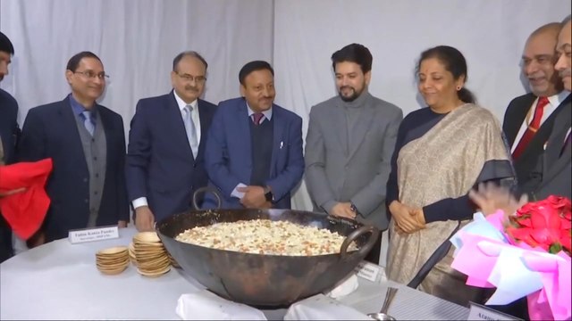 Union Budget 2020-21 : Nirmala Sitharaman Attends 'Halwa Ceremony' @ Finance Ministry ! || Oneindia