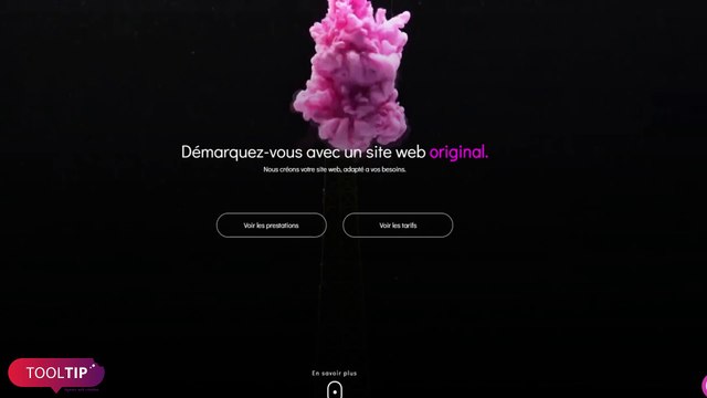 Presentation Tooltip Agence web créative Grenoble et Lyon