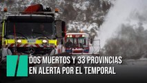 La borrasca 'Gloria' deja ya dos muertos y 33 provincias en alerta