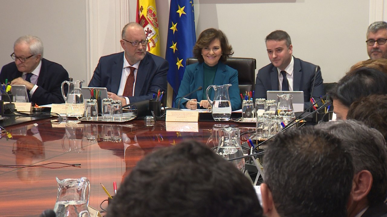 Calvo preside la reunión de la Comisión General de secretarios de Estado