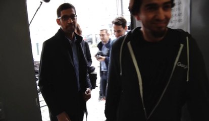 Le patron de Google Sundar Pichai en visite à Molenbeek